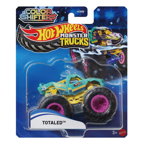 Hot Wheels風火輪小汽車-怪獸變色系列(混4款)- 隨機發貨
