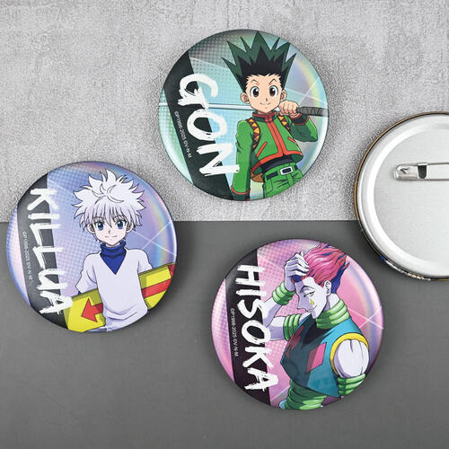HUNTER &times; HUNTER獵人 光釉浮雕徽章(8款隨機)- 隨機發貨