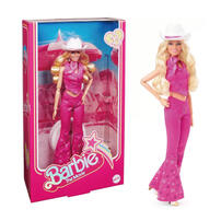 Barbie芭比 收藏系列-芭比電影粉紅西部裝扮娃娃