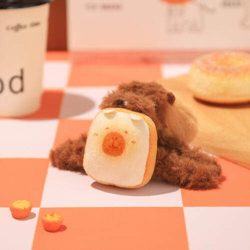 TUNTUNZAI卡皮巴拉	豚豚崽烘焙坊毛絨髮抓