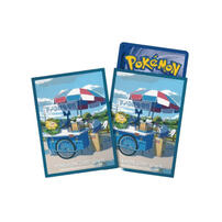 Pokemon寶可夢 造型卡套*3+收藏卡冊-夏天與寶可夢們