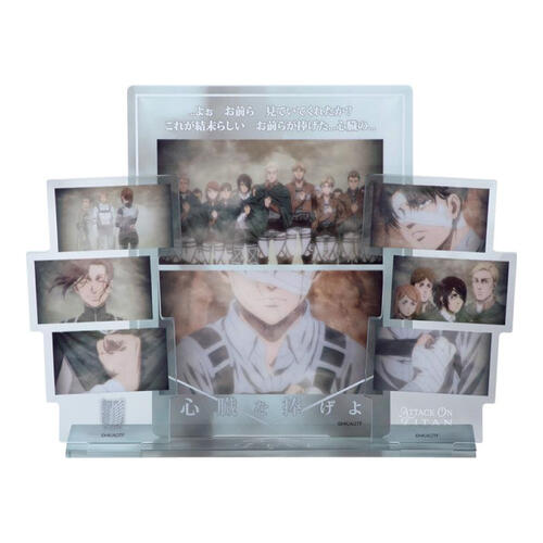 Attack on Titan 進擊的巨人	壓克力回憶組(大)-進擊的巨人C款(里維)