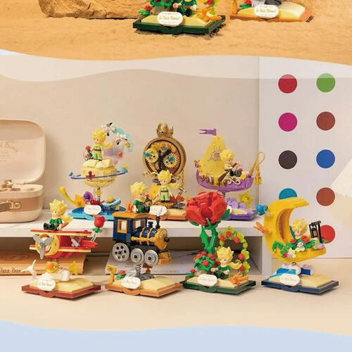 Pantasy 小王子 星之遙遙車 星之玫瑰 收藏積木(86317)