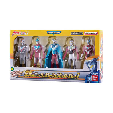 Ultraman超人力霸王 EX 榮光的新世代英雄公仔套組1 限定版