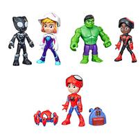 Marvel漫威蜘蛛人與他的神奇朋友們卡通系列4吋英雄人物 2入組- 隨機出貨