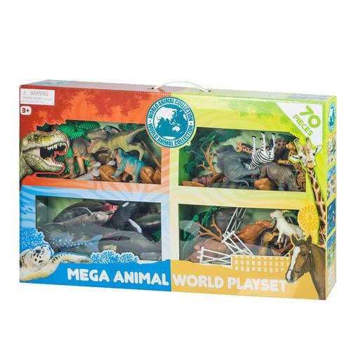 World Animal Collection 70件動物大探索模型組