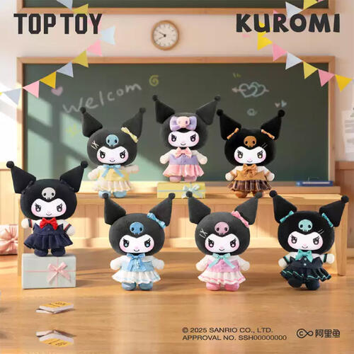 TOPTOY酷洛米校園系列搪膠毛絨盲盒-隨機發貨