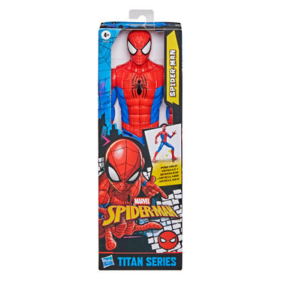 Spider-Man Titan Series Red Blue Classic Spider-Man Figure