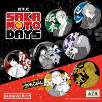 SUNRISEPOP 坂本日常 徽章01 盲抽- 隨機發貨