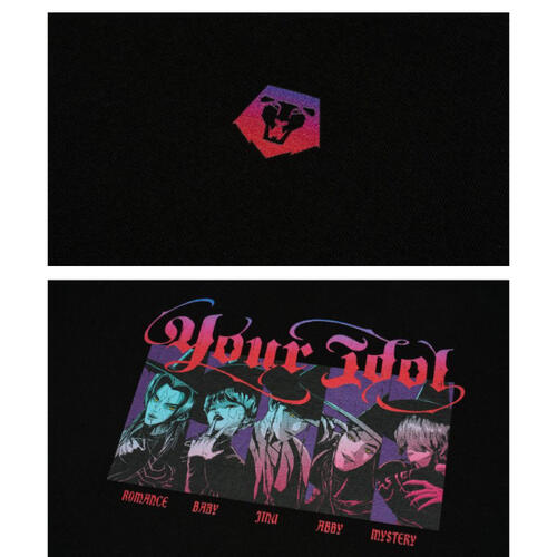 KPop Demon Hunters Kpop獵魔女團  Your IdolT恤黑 M