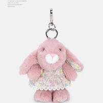 MC HUGS 洋裝粉兔吊飾