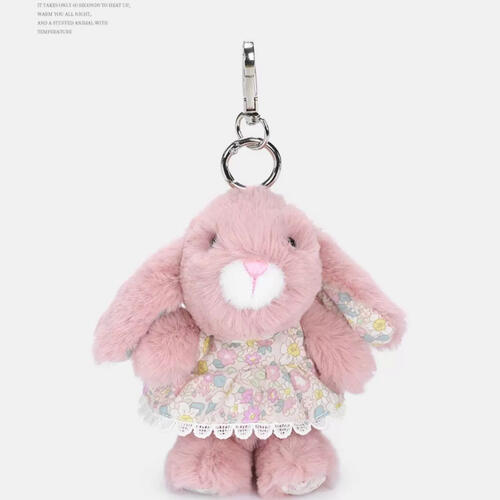 MC HUGS 洋裝粉兔吊飾