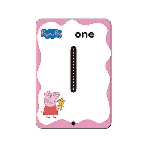 Acme世一粉紅豬小妹123識字卡盒 