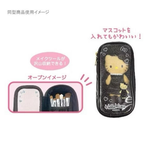 Sanrio三麗鷗 Hello Kitty長腿系列收納包(黑)