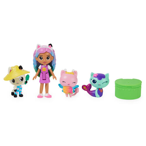 Gabby's Dollhouse Rainbow Gabby & Friends Figures 4 Pack