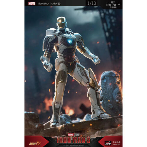 ZD Toys MARVEL IRON MAN 中動 鋼鐵人 Mark 39 雙子星 7吋可動人偶