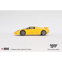 MINIGT	Bugatti EB110 Super Sport Giallo Bugatti合金車866
