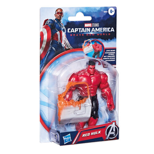 Marvel漫威 美國隊長BNW4吋紅浩克