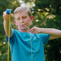 ZipString拉繩懸浮發射器 - 藍色