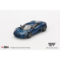 MINIGT	Jaguar C-X75 Blue合金車886 