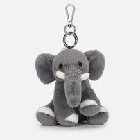 MC HUGS 灰黑色招財大象吊飾(無香味)