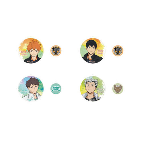 Haikyuu!! 排球少年徽章盲袋-高校系列- 隨機發貨