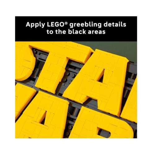 LEGO Star Wars Brick-Built Star Wars Logo 75407