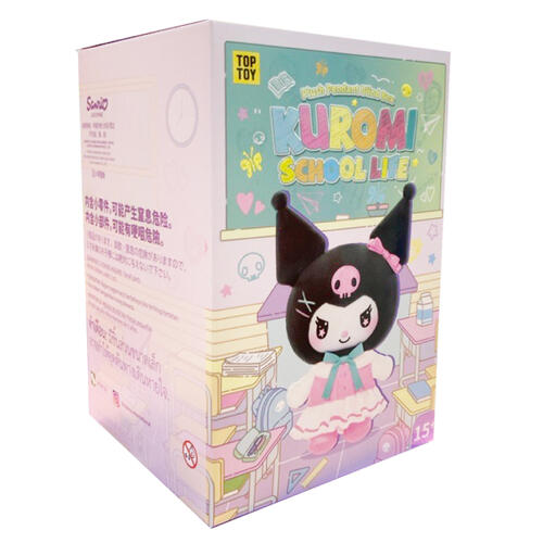 TOPTOY酷洛米校園系列搪膠毛絨盲盒-隨機發貨