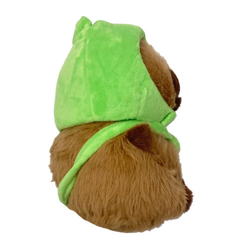 TUNTUNZAI卡皮巴拉	豚豚崽青蛙帽背包款18cm