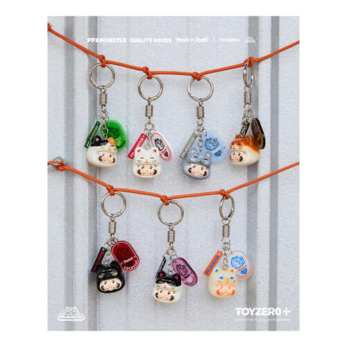 toyzeroplus	PP X MONSTER 幸運貓吊飾盲盒- 隨機發貨