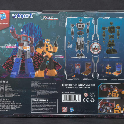Transformers 變形金剛YP AMK 雙入組 G1柯博文&大黃蜂