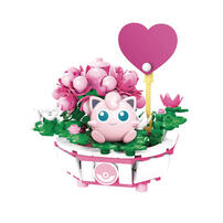 Keepplay Pokemon Potted Plant Series Building Blocks Jigglypuff