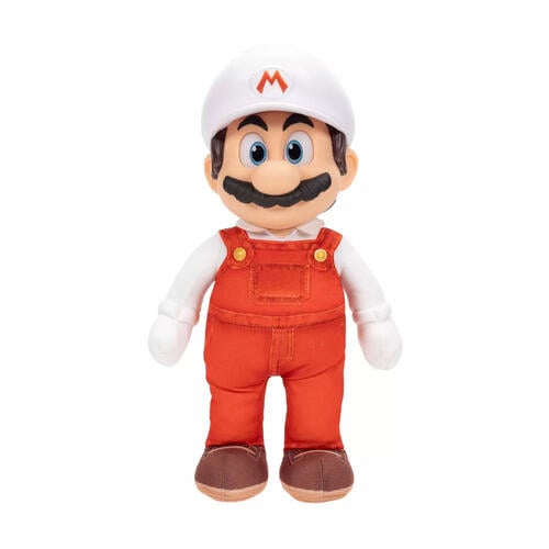 The Super Mario Galaxy Movie Fire Mario Posable Plush (15 Inches)
