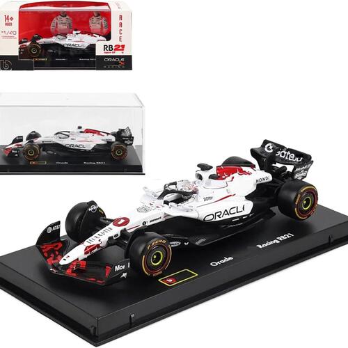 Bburago比美高1:43 F1系列-1:43紅牛車隊RB21（附頭盔）（2025日本大獎賽）（#1馬克斯&middot;維斯塔潘）