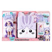 Na!Na!Na! Surprise 3-In-1 Backpack Bedroom Series 3 Playset - Lavender Kitty