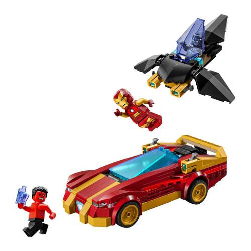 Lego Iron Man Car & Black Panther vs. Red Hulk 76310