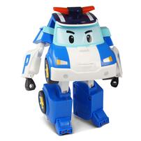 Robocar Poli波力救援小英雄 LED變形手提基地系列-波力
