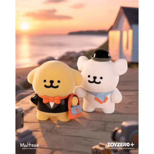 Maltese 線條小狗 - 人生劇場系列- 隨機發貨