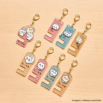 Chiikawa 吉伊卡哇-壓克力手機架吊飾- 隨機發貨