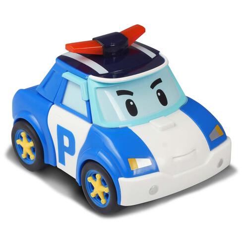 Robocar Poli波力救援小英雄 LED變形手提基地系列-波力