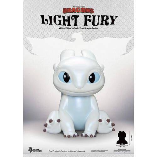 Beast-Kingdom USA | VPB-017 How to Train Your Dragon Series Vinyl Functional Figurines: Light Fury
