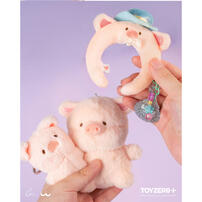 LuLu the Piggy 罐頭豬 繽紛樂園 - 魔術師Lu頭箍毛絨掛件