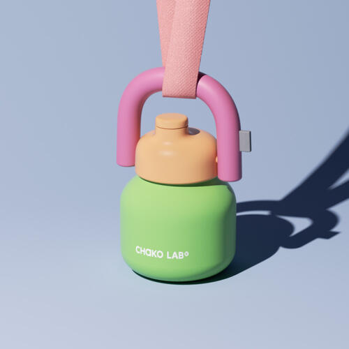 CHAKO LAB 1000ml不鏽鋼保溫拎拎壺#螢火之森