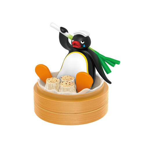 Pingu企鵝家族 美食場景系列公仔 - 隨機發貨