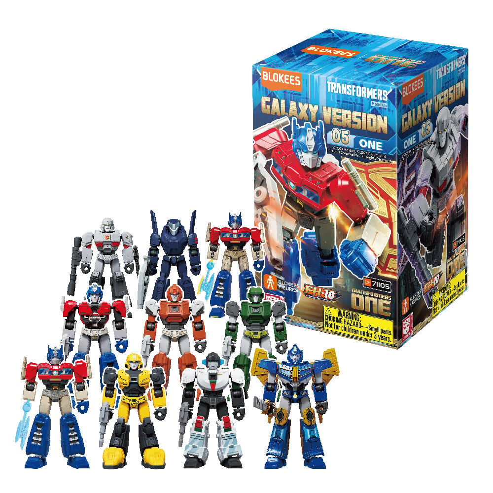 Blokees Transformers 變形金剛- 可動積木公仔群星版第五彈- 隨機發貨