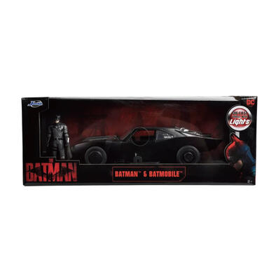 DC	蝙蝠俠1:18合金車-The Batman 2022 聲光蝙蝠車+蝙蝠俠