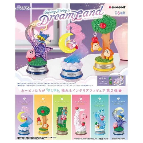 Re-ment	(再販25)星之卡比鞦韆擺飾P2- 隨機發貨