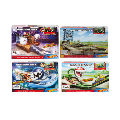 Hot Wheels風火輪 Mario Kart系列軌道組 超級瑪利歐 - 隨機發貨