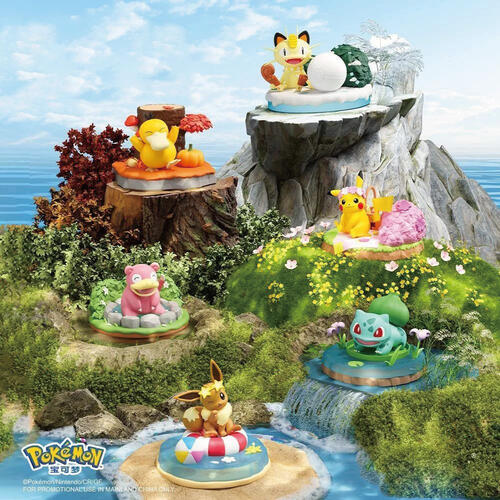 Pokemon寶可夢 自然趣味系列公仔擺件- 隨機發貨