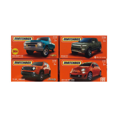 Matchbox火柴盒小汽車-動力搶奪系列- 隨機發貨